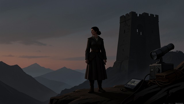 The First Apparition from "The Turn of the Screw". A Threat Takes Shape The Tower Figure The Governess sees an unknown man above the house and feels that her responsibility requires her to understand his…