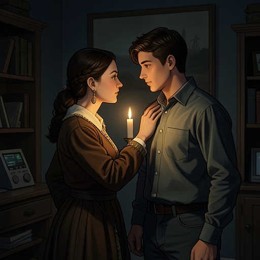 The Governess and Miles in Conversation from "The Turn of the Screw". This flow traces the changing intimacy between the Governess and Miles, from affectionate confidence to coercive questioning and death.