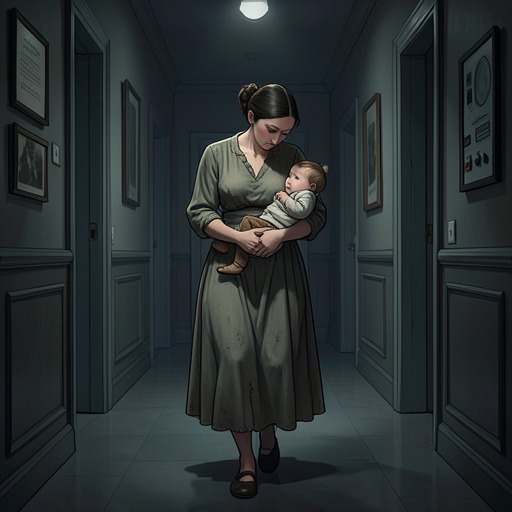 The Governess and Flora’s Caretaking Bond from "The Turn of the Screw". This flow follows the Governess’s maternal affection for Flora and the rupture caused by her insistence that the child acknowledge Miss Jessel.