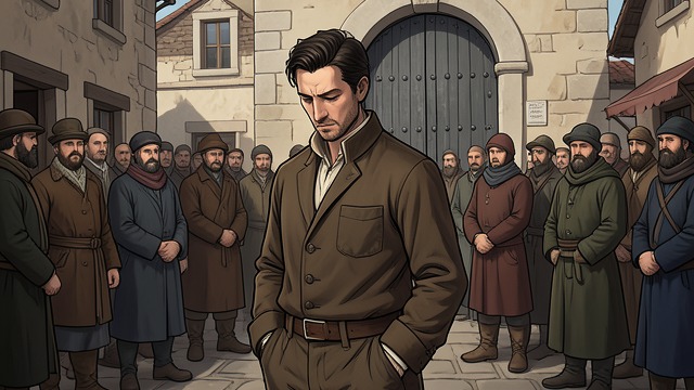 The Village Refuses from "Lazarillo de Tormes". Sales Stall A Resistant Audience A village buys none of the indulgences despite the seller’s usual efforts.