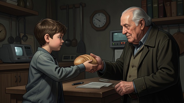 The Squire’s Dependent from "Lazarillo de Tormes". A Bond Reversed by Need The Boy Provides Lázaro brings bread and scraps home and offers them to the squire.