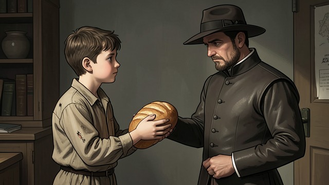 Meals From Begging from "Lazarillo de Tormes". The Servant Becomes Provider Food Obtained Outside Lázaro collects bread and scraps, then invites his master to share them.