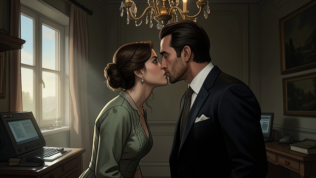 The First Kiss Has No Fireworks from "Cœur de slush". Physical Contact and Emotional Distance A kiss happens Pierre Forêt kisses Billie Fay, and she feels bodily excitement.