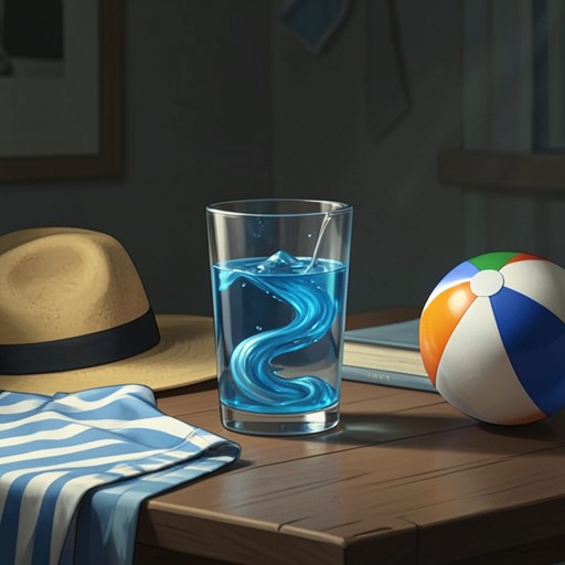 The Meaning of the Blue Slush from "Cœur de slush". This flow traces blue raspberry slush as a recurring symbol of summer, attraction, and the sweetness that melts into emotional uncertainty.