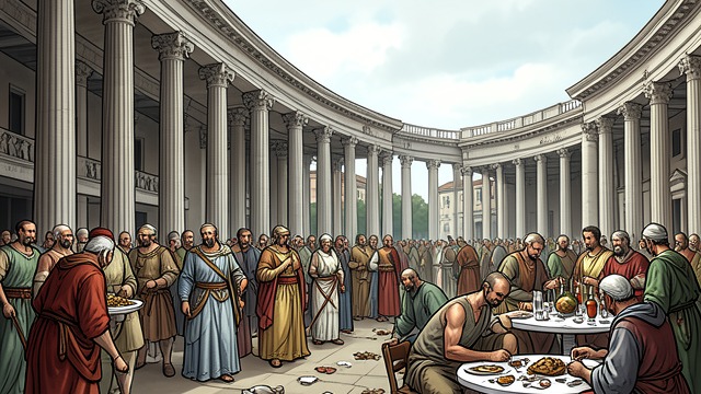 The Imperial City from "Quo Vadis". The Imperial City Abundance and inequality The Roman Forum displays wealth and many peoples, while the poor depend on distributions and scraps from elite…