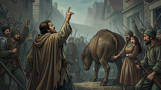 The Arena Rescue from "Quo Vadis". The Arena Rescue A guardian’s decisive act Seeing Lygia carried by the aurochs, Ursus abandons passive acceptance and defeats the beast.