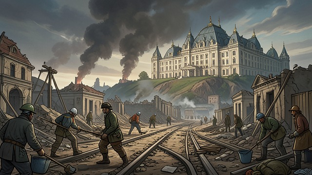 Reconstruction and Memory from "Quo Vadis". Reconstruction and Memory New streets rise Authorities widen streets and rebuild damaged districts, while Nero pursues an immense new palace project.