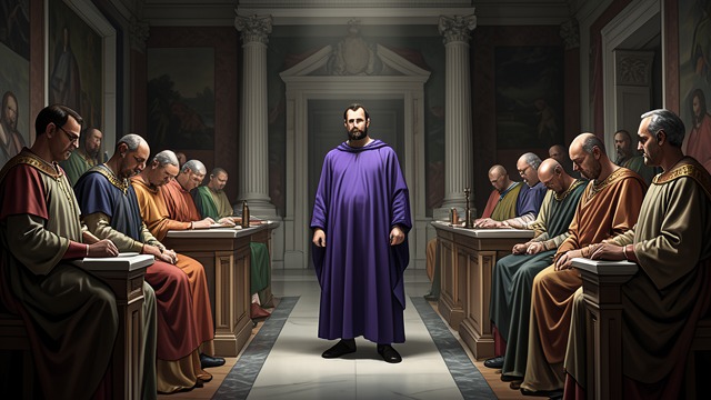A Senate Under Nero from "Quo Vadis". A Senate Under Nero Prestige without independence Senators retain titles and ceremony but depend on Nero’s favor for safety and influence.