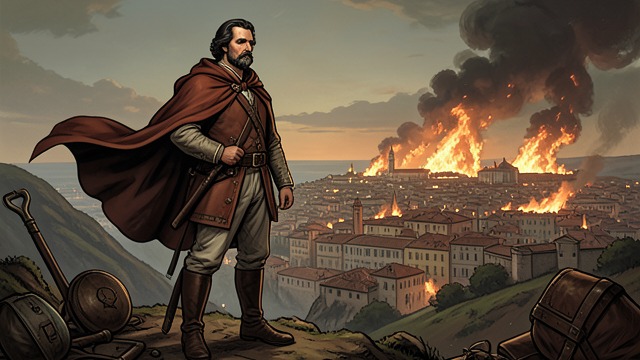 The Emperor Returns from "Quo Vadis". The Emperor Returns A ruler arrives for spectacle Nero reaches Rome as the conflagration continues and looks upon the burning city as material for his poetry.