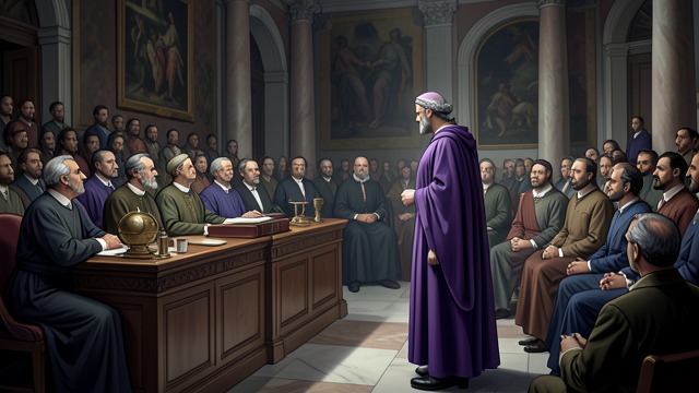 A Senate of Acclamation from "Quo Vadis". A Senate of Acclamation Ceremony masks collapse Senators join the grand reception for Nero even as his political authority is weakening.