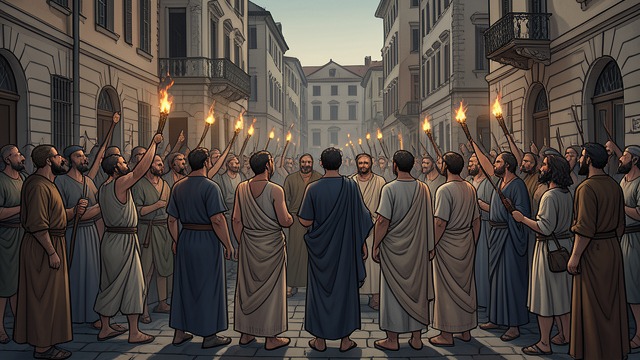 No Defense for Christians from "Quo Vadis". No Defense for Christians Collective punishment accepted The Senate supports sacrifices and public rituals but offers no meaningful defense against Nero’s…