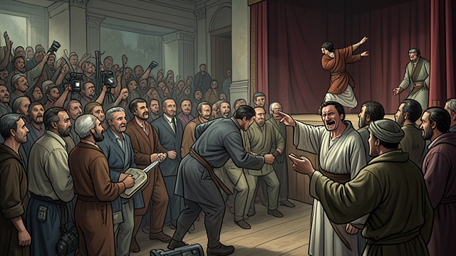 Approval of Persecution from "Quo Vadis". Approval of Persecution Publicly useful cruelty Courtiers endorse the accusation and the games, helping Nero present vengeance as civic justice.