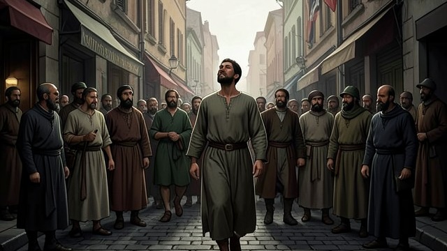 The Shepherd Returns from "Quo Vadis". The Shepherd Returns A decision to remain Peter turns back toward Rome after seeing Christ, choosing his flock over personal escape.