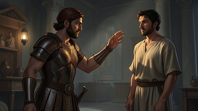 A New Conscience from "Quo Vadis". A New Conscience An unfamiliar response Vinicius cannot understand why the Christians spare a man who harmed them, because Roman justice expects retaliation.