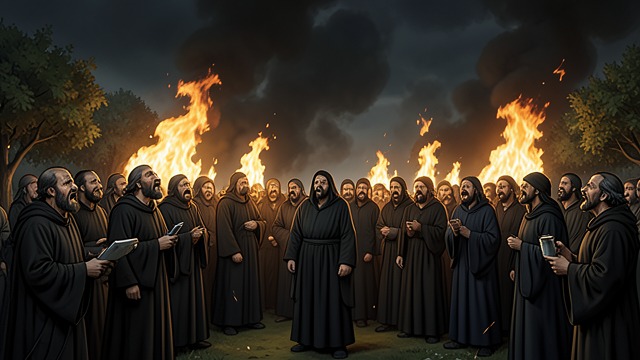The Gardens as Theatre from "Quo Vadis". The Gardens as Theatre Victims arranged as scenery Nero turns Christians into burning figures across his gardens, combining executions with a staged evening…