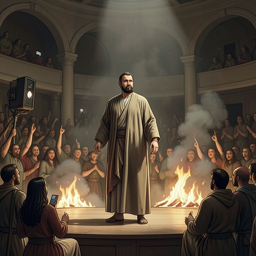Nero’s Search for Immortality from "Quo Vadis". This subplot traces Nero’s pursuit of artistic and divine immortality through performance, spectacle, and catastrophic self-dramatization.