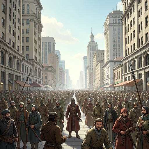 The Changing Meaning of Rome from "Quo Vadis". This broad thread follows Rome’s transformation from an unquestioned center of power into a city contested by a new spiritual vision.