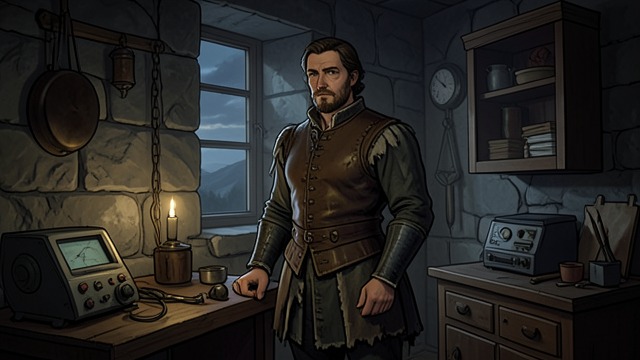 A Warning to Frith from "Wolf Hall". Help That Cannot Save A proposed intervention Cromwell visits John Frith in the Tower and offers a possible route to an audience with the king.
