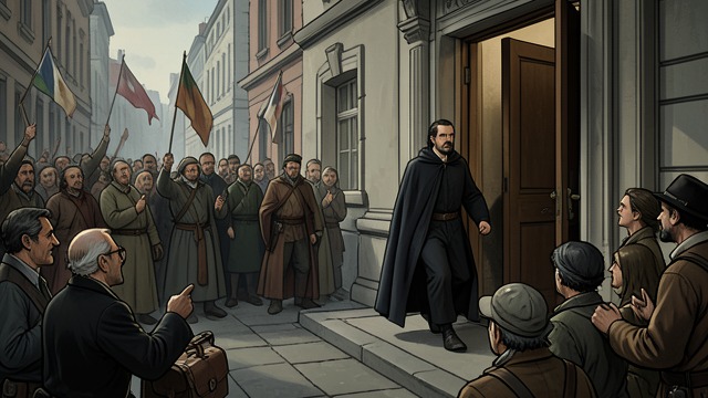 Crowds at Wolsey’s Fall from "Wolf Hall". Public Opinion Turns A fallen minister Londoners jeer Wolsey as he leaves York Place, despite the cardinal’s claims that he served the people.