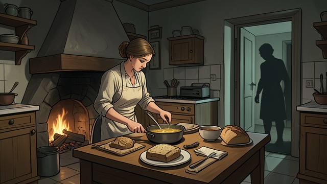 The Household in Scarcity from "Wolf Hall". Feeding People Through Change A kitchen as refuge At Austin Friars, cooks prepare food for relatives, servants, scholars, and visitors.