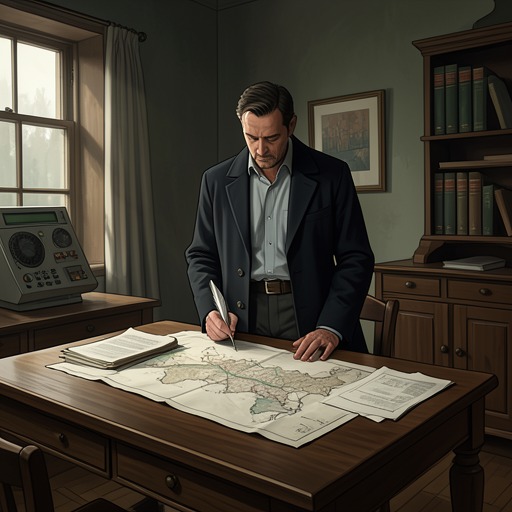 The Map That Is Not on Paper from "Wolf Hall". This thread follows Cromwell’s effort to understand England as a changing territory rather than a static inheritance.
