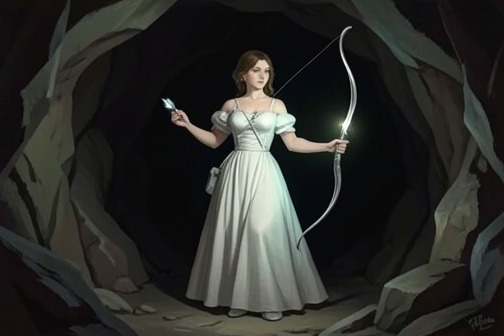 Artemis’s Acquisition of the Silver Bow from "Artemis". Artemis’s acquisition of the Silver Bow transforms a gift promised by Zeus into a weapon won through her own resolve.