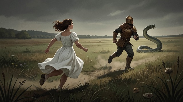 Python Enforces the Curse from "Artemis". Persecution Becomes a Hunt A Serpent Released Hera sends Python to pursue Leto wherever she tries to rest on land. The curse gains a living enforcer.