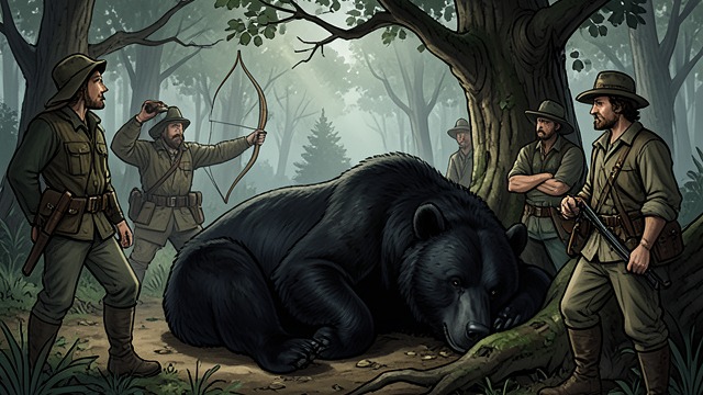 The Bear’s Death from "Artemis". A Life Nearly Erased Former Friends as Hunters Callisto encounters Artemis’s party, whose members no longer recognize her.