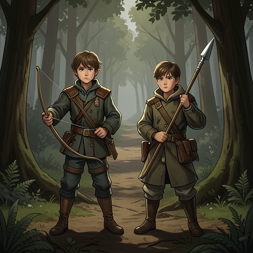 Siblings in the Hunt from "Artemis". This thread follows Artemis and Apollo as twins who share loyalty, collaborate in vengeance, and maintain distinct identities.
