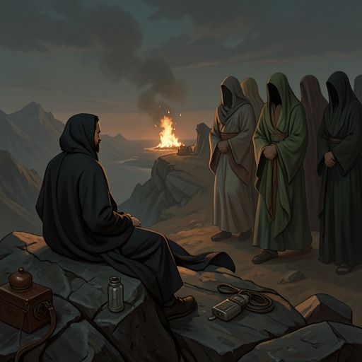 孤独的代价,《阿尔忒弥斯》中的场景。这条故事线追溯孤独如何始终潜藏于神力之下,以及联结如何短暂缓解孤独,却又因失去而使孤独重现。