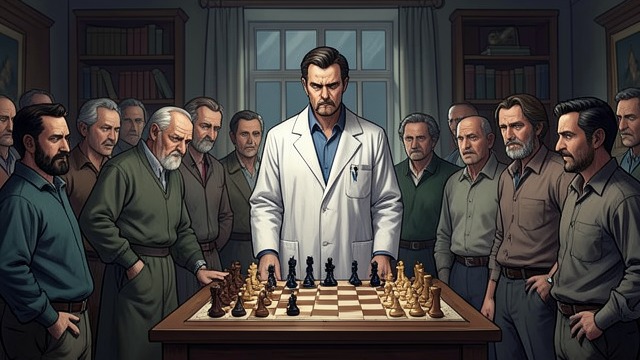 Collective Excitement from "The Royal Game". The Crowd Takes Sides Hope replaces amusement After Dr B intervenes, the passengers begin to believe they may resist Mirko Czentovic.