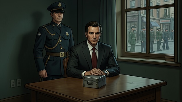 Occupation and Arrest from "The Royal Game". A Political Turning Point The state changes hands Adolf Hitler’s regime moves into Austria, and Dr B is arrested as the old order collapses.
