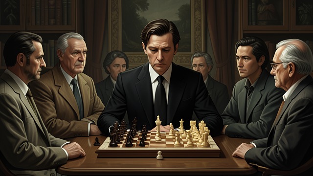 不理解的尊重,《象棋的故事》中的场景。从外部看见的天赋 专业判断 米尔科·岑托维奇称B博士是天赋异禀的业余棋手。他看出了这次进攻的质量,却不了解这位棋手精神失常背后的创伤经历。 认知的局限 这位冠军能够评判棋艺,却无法理解下棋对B博士造成的代价。他的评论以专业角度为这场对局画上句号,却将其中的人性意味留给叙述者。