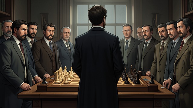 群体胜利的局限,《象棋的故事》中的场景。群体力量的极限 私人的决定 B博士向乘客们道歉,却没有解释自己所面临的全部危险。他选择离开,而不再继续回应他们的期待。 无法理解,但仍予以尊重 众人可以目睹他的退场,却无法知道这一决定的必要性。他们共同的热情转为困惑,而叙述者明白,尊重这个决定比要求解释更重要。