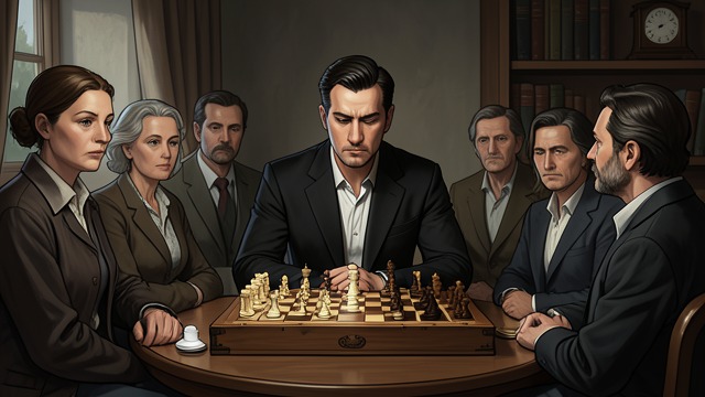 The Past Wins a Game from "The Royal Game". Skill Confirmed A real opponent Against a living grandmaster, Dr B demonstrates that the skills developed in his cell can function in a genuine game.