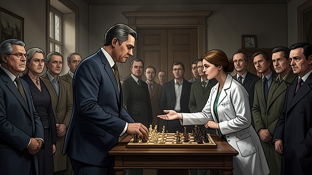 The Direct Challenge from "The Royal Game". The Stranger Is Named A public invitation McConnor calls for Dr B to play the next match himself.