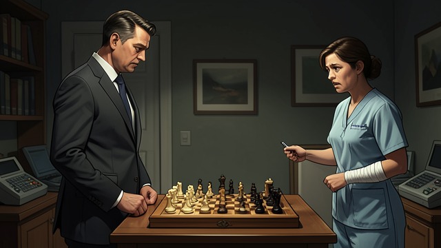 慢棋作为武器,《象棋的故事》中的场景。战术陷阱 丧失共同局面 B博士再次沉浸在想象中的棋局变化里,在并未将军时喊出了将军。这一失误表明,拖延战术成功将他引入了自己的思维迷宫。 结束对峙 叙述者提醒B博士注意自己的病情,他便道歉后退场。米尔科·岑托维奇在第二局中避免了落败,但这场对局揭示了对手首局获胜所付出的人性代价。