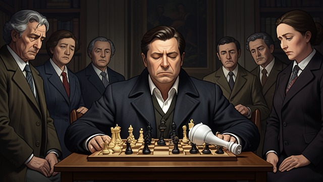 No Return to the Board from "The Royal Game". The Account Closes Recognition replaces proof After his false move, Dr B no longer needs another game to test himself.