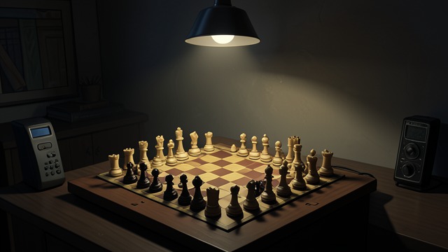 支撑一切的规则,《象棋的故事》中的场景。有界的宇宙 固定法则 国际象棋为每位棋手提供一套稳定的棋子和规则。在这个受限的领域内,各种各样的计划都可能展开。 秩序的吸引力 这项游戏奖励计算,而不依赖运气。它的魅力部分在于一种承诺:每一步棋都能在共同遵循的结构内得到回应。