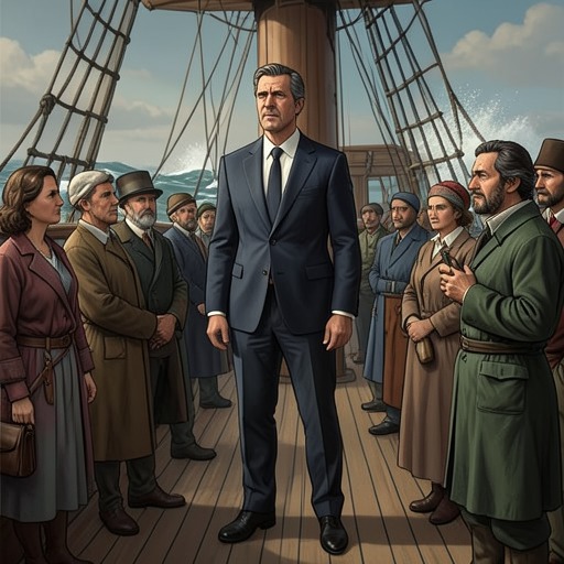 The Politics of Looking Away from "The Royal Game". Dr B’s unnoticed professional world and the passengers’ incomplete understanding both reveal the limits of observation.