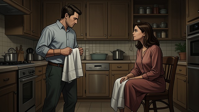 A Spouse Helps at Home from "The Five Love Languages". A New Question Bob changes his approach Bob begins asking his wife what he can do to help each evening.