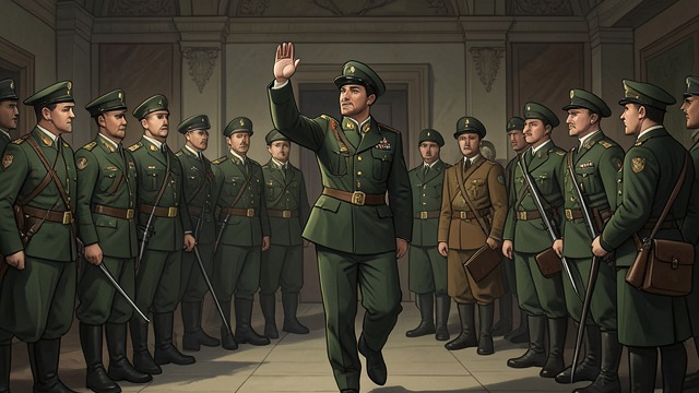 该师的道德矛盾,《为人民服务》中的场景。一个被选中的师 一个不同寻常的决定 其他师都不愿参与时,师长主动将自己的部队交由精简试点方案整编。他的选择使撤编进程启动。 隐而不言的后果 起初,士兵并未被呈现为这一决定的参与者。政策自上而下传达,而那些将承担后果的人仍被蒙在鼓里。