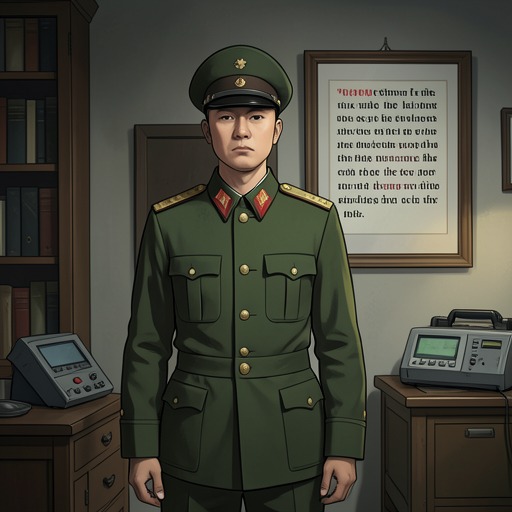 Wu Dawang’s Moral Self-Image from "Serve the People!". Wu Dawang’s confidence in discipline and service erodes as desire, resentment, and self-interest expose contradictions in his identity as a model soldier.