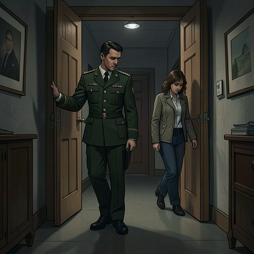 The Hierarchy Under Strain from "Serve the People!". The affair repeatedly reverses the household’s official roles, but the Commander’s status and the army’s authority ultimately constrain the lovers’ choices.
