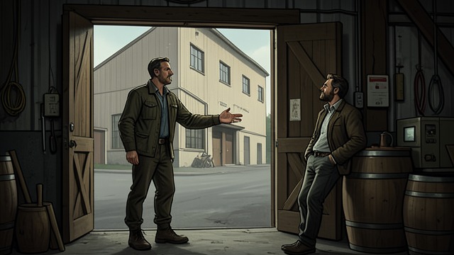A warehouse dispute from "The Florios of Sicily". A warehouse dispute Growing independently Paolo Florio and Ignazio Florio rent a larger warehouse without first consulting Paolo Barbaro.