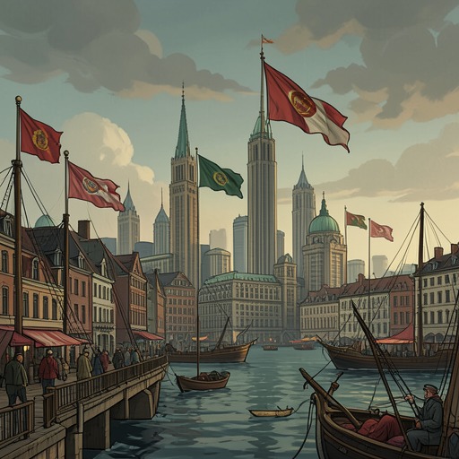A city between conquests from "The Florios of Sicily". This flow traces Palermo’s recurring subjection to external powers and how its inhabitants negotiate survival, autonomy, and identity.