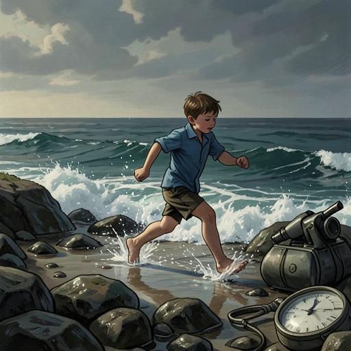 Ignazio’s near-drowning from "The Florios of Sicily". This flow traces young Ignazio Florio’s fall into the sea and how the rescue changes his relationship with his father and his sense of his own place.