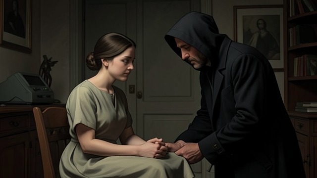 Help Under Threat from "The Tales of Beedle the Bard". Help Under Threat A bargain forced The charlatan discovers Babbitty’s real magic and threatens to denounce her unless she helps him.