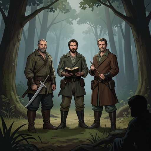 Three Brothers, Three Endings from "The Tales of Beedle the Bard". This flow contrasts the brothers’ different responses to death and tracks the consequences of their chosen gifts.