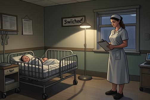 The Midnight Baby Swap from "Midnight's Children". At the instant India became independent, Amina gave birth to a boy in Doctor Narlikar’s Nursing Home.